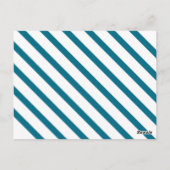 Retro Recipe Kaart Keukengereedschappen Blauw gest (Achterkant)