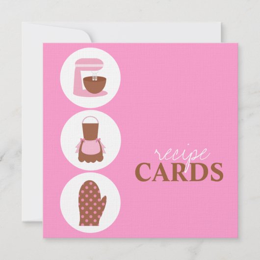 Retro Recipe Kaarten (Voorkant)