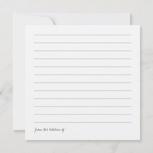 Retro Recipe Kaarten (Achterkant)