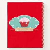 Retro Recipes Baking Cookbook Notitieboek (Achterkant)