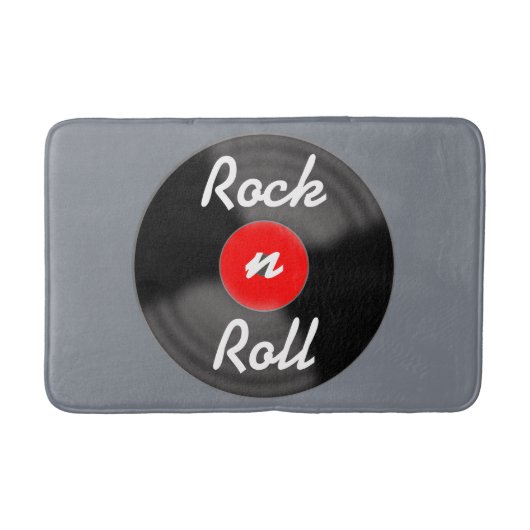 Retro Record Bad Mat Rug (Voorkant)