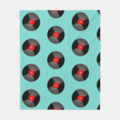 Retro Record Blanket Fleece Deken (Voorkant)