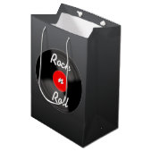 Retro Record Cadeautas (Voorkant Gekanteld)
