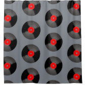 Retro Record douchegordijn (Voorkant)