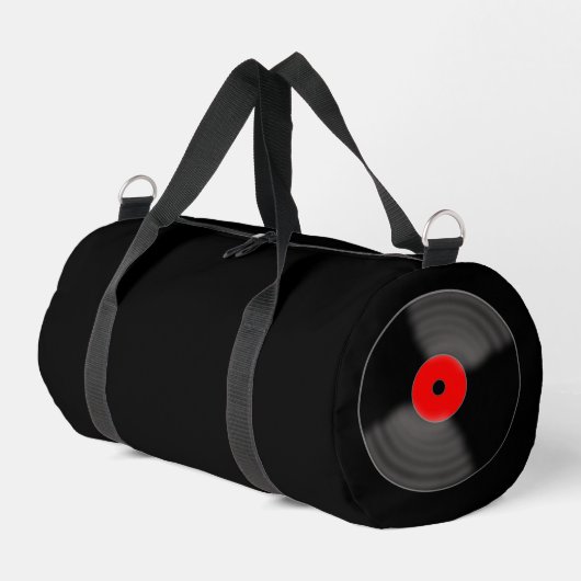 Retro Record Duffel Bag Plunjezak (Linkerhoek)