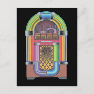 Retro Record Hop Jukebox Music Reunion Uitnodiging