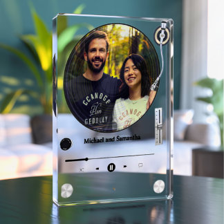 Retro Record Music Themed Add Your Own Photo Fotoblokken