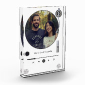 Retro Record Muziek Thema Voeg Eigen Foto Toe (Links)