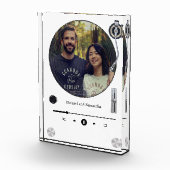 Retro Record Muziek Thema Voeg Eigen Foto Toe (Rechts)