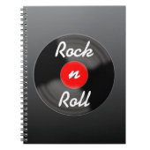 Retro Record Notebook Gift Notitieboek (Voorkant)