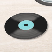 Retro Record Paper Drink Party Onderzetters (Gebogen)