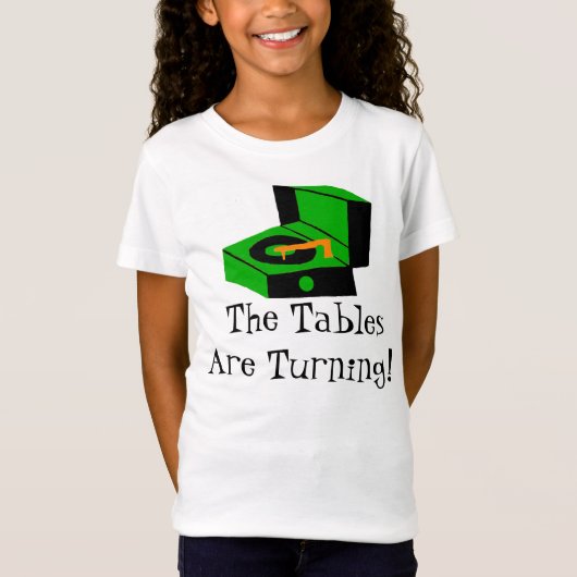 Retro Record Player T-Shirt (Voorkant)