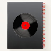 Retro Record Schetsboek Cadeau Notitieboek (Achterkant)
