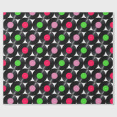 Retro Record Vinyl Cadeauverpakkings Papier (Vlak)