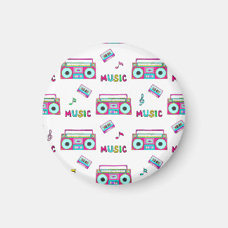 Retro Recorder Tape Naadloos Magneet