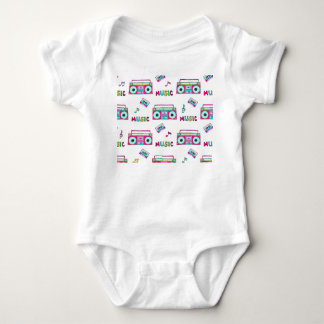 Retro Recorder Tape Naadloos Romper