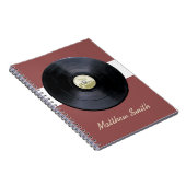 Retro-recordmuziek Notitieboek (Rechterzijde)