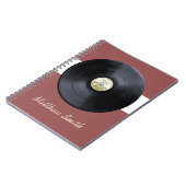 Retro-recordmuziek Notitieboek (Linkerzijde)