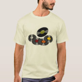 Retro Records biologisch T-shirt van Mannen (Voorkant)