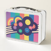 Retro Records Rainbow Lunchbox (Achterkant)