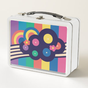 Retro Records Rainbow Lunchbox