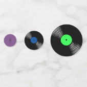 Retro Records Tabel Confetti (Achterkanten)