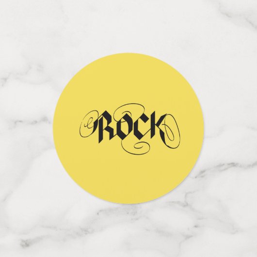 Retro Records Tabel Confetti (Kleine voorkant)