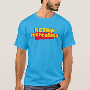 Retro Recreatie Speelgoed verhaal Logo T-shirt