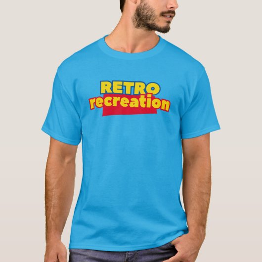 Retro Recreatie Speelgoed verhaal Logo T-shirt (Voorkant)