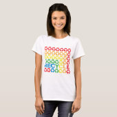 retro recyclen t-shirt (Voorkant volledig)