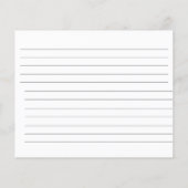 Retro Red Apron Kitchen Tools Recipcard (Achterkant)