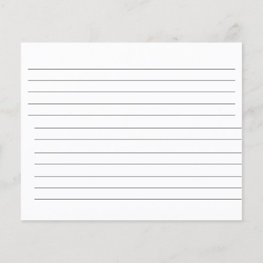 Retro Red Apron Kitchen Tools Recipcard (Achterkant)