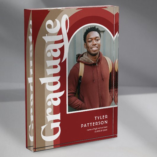 Retro Red Arch Foto 2025 Afstuderen