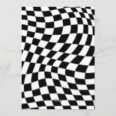 Retro Red Black Checkered 6 7 Boy 7th Birthday Kaart (Achterkant)