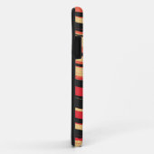 Retro Red Black roze avy Stripes Patroon Case-Mate iPhone Case (Achterkant/rechts)