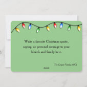  Retro Red Camper-kerstkaart Feestdagenkaart (Achterkant)