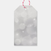 Retro Red Car met kerstboom Cadeaulabel (Achterkant)