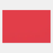 Retro Red Car met kerstboom op dak Inpakpapier Vel (Voorkant 2)