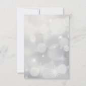 Retro Red Car met kerstboom Save The Date (Achterkant)