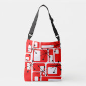 Retro Red Crossbody Tas (Voorkant)
