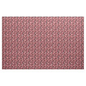 Retro Red en Black Paisley Pattern Stof (Yard (91,4 cm))
