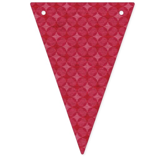 Retro Red en Blauwgroen Camper Vlaggetjes (Eerste vlag)