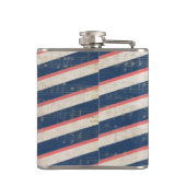 Retro Red Fox & Owl Flask Heupfles (Achterkant)