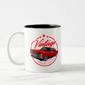  Retro Red GTO Tweekleurige Koffiemok (Links)