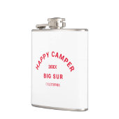 Retro Red Happy Campers Crest Camp Weekend Heupfles (Links)