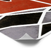 Retro Red Kitchen Poster (Hoek)