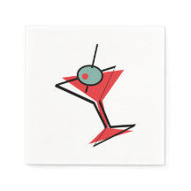 Retro Red Martini