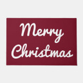 Retro Red Merry Welkom, Deporte Rug Deurmat (Voorkant)