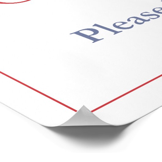 Retro Red Nutkraker kerstfeest Feestdagen Poster (Hoek)