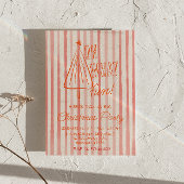 Retro Red Oh Wat een leuk kerstfeest getekend Kaart